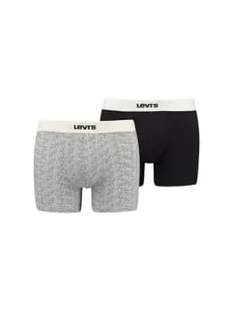 Levis Tonal Logo Boxer Briefs 2 pack - Grey