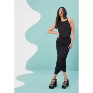 Missguided Block Heeled Mules - Black