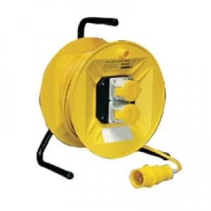 Slingsby Extension Cable 25 Metre 16Amp 110V 2-Socket 1.5mm 349794