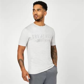 Everlast Seamless Logo T-Shirt - Grey