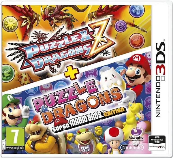 Puzzle And Dragons Z And Super Mario Bros Edition Nintendo 3DS Game