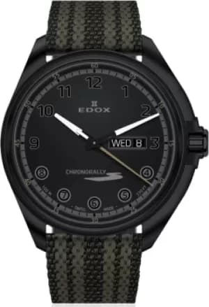 Edox Watch Chronorally S Day Date Quartz