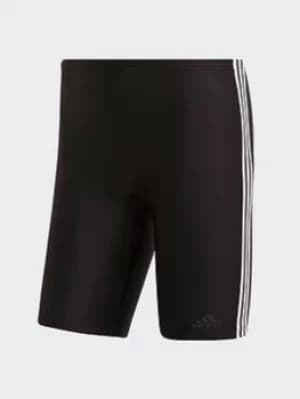 adidas 3-stripes Swim Jammers, Blue/White, Size 26, Men