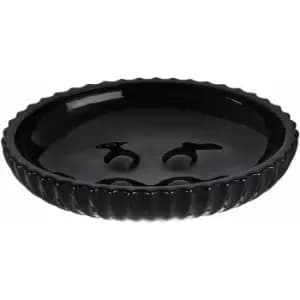 Premier Housewares - Ticino Brittany Black Glass Soap Dish