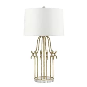 Stella 1 Light Table Lamp Gold, E27