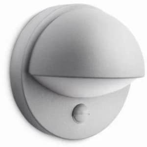 Philips Lighting June 162468716 Outdoor wall light (+ motion detector) Energy-saving bulb E-27 12 W Grey