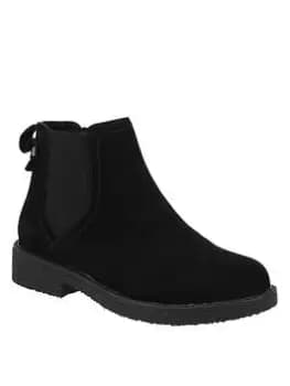 Hush Puppies Maddy Ankle Boot, Black, Size 3, Women