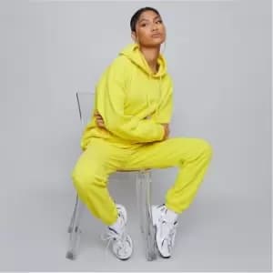 I Saw It First Overdye Oversized Joggers - Yellow