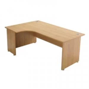 Avior 1800mm Left Hand Radial Desk Ash KF838260