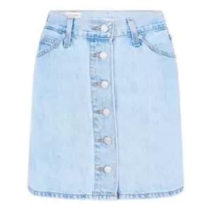 Levis Button Skirt - Blue