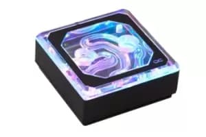Alphacool Eisblock XPX Aurora Edge CPU Block in Acryl - Black, Digital