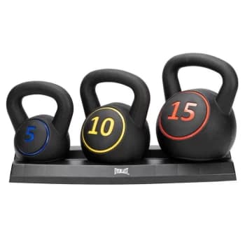 Everlast 30lb Kettlebell Set - Black