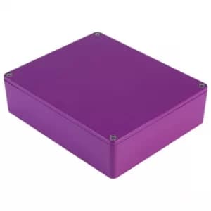 Hammond 1590XXPR Aluminium 'Stomp Box' Enclosure Purple (145 x 121...