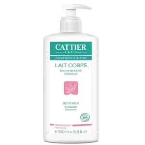 Cattier Shea Butter & Geranium Body Milk - 500 ml