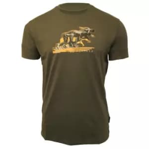 Trespass Mens Fastest T-Shirt (L) (Khaki)