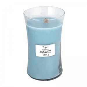 WoodWick Salt & Cotton Large Jar Candle 609.5g
