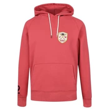 Jack Wills Keasdon Graphic Hoodie - Red