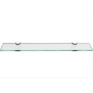 Miller Classic Glass Shelf, 600mm, Chrome