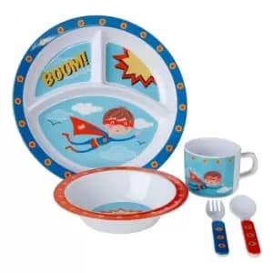 5 Piece Kids Super Dinner Set
