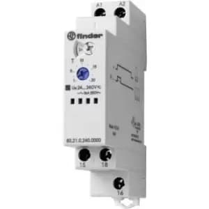 Finder 80.21.0.240.0000 TDR Monofunctional Time range: 0.1 s - 20 h 1 change-over