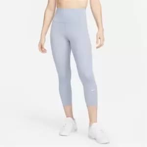 Nike One Cropped Tights Womens - Blue