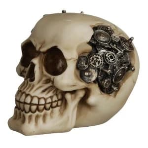 Steampunk Style Skull with Cogs and Gears