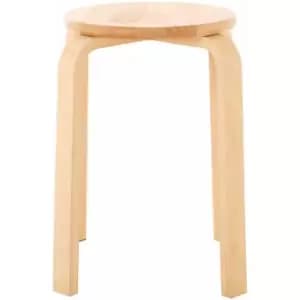Tropical Hevea Wood Stacking Stool - Premier Housewares