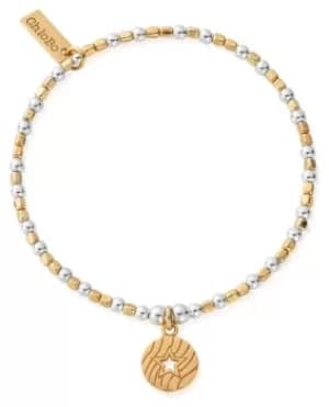 ChloBo Gold&Silver Open Star In Circle Bracelet GMBCFB4017 Jewellery