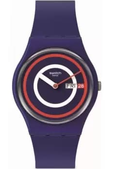Unisex Swatch Blue To Basics Watch SO28N703