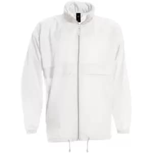 B&C Sirocco Mens Lightweight Jacket / Mens Outer Jackets (M) (White)