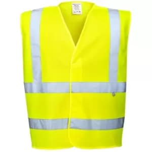 Portwest - FR75YER4X/5X - sz 4XL - 5XL Hi-Vis FR Vest - Yellow - Yellow