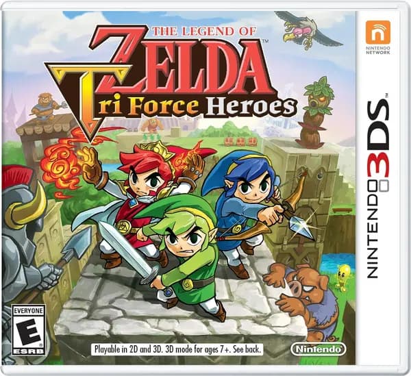 The Legend of Zelda Tri Force Heroes Nintendo 3DS Game
