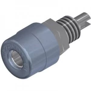 Jack socket Socket vertical vertical Pin diameter 4mm Grey SK
