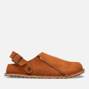Birkenstock Mens Lutry Premium Suede Slippers - Mink - UK 10.5