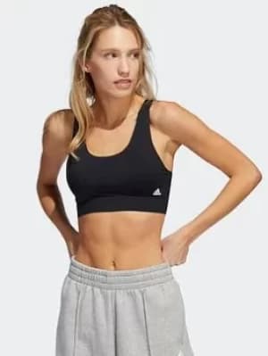 adidas Purelounge Light-support Bra, Grey Size XL Women