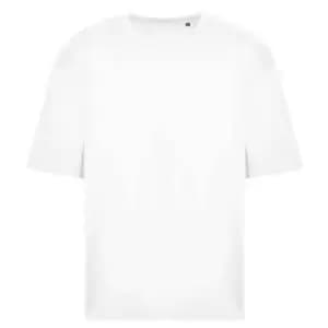 Awdis Unisex Adult 100 Oversized T-Shirt (L) (White)
