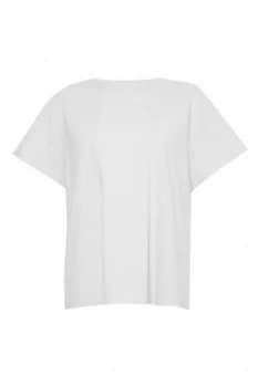 Great Plains Cotton Jersey Batwing Top Optic White