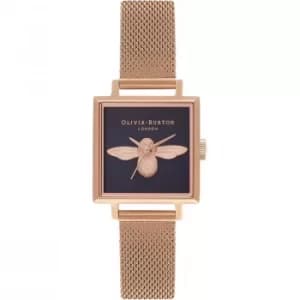 Ladies Olivia Burton Square Dial 3D Bee Watch
