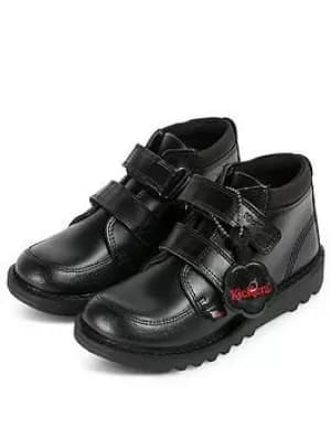Kickers Kick Scuff Hi Boots - Black, Size 1 Older