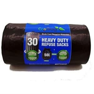 Robert Dyas Ecobag 50L Heavy Duty Bin Bags - 30 Pack