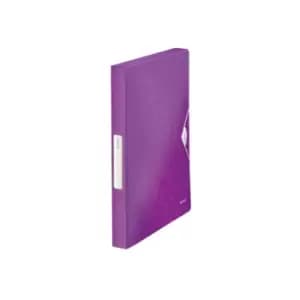 WOW Box File A4 Polypropylene Purple