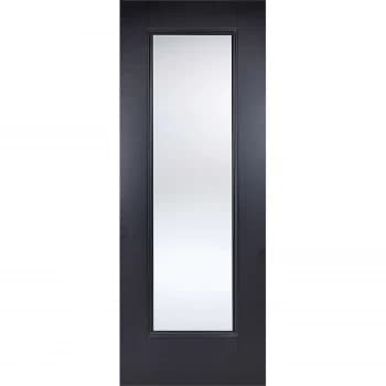 Eindhoven Internal Glazed Primed Black 1 Lite Door - 762 x 1981mm