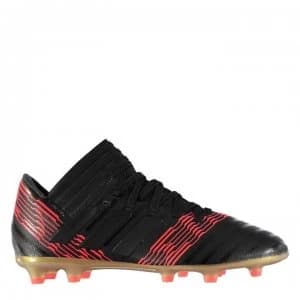 adidas Nemeziz 17.3 Childrens FG Football Boots - Black/SolarRed