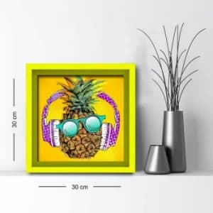 3030AHS-035 Multicolor Decorative Framed MDF Painting