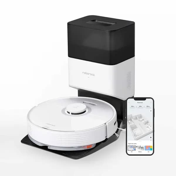 Roborock Q7Max+ Self-Emptying Station White Vacuum Cleaner