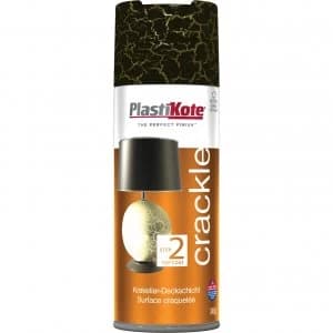 Plastikote Crackle Touch Aerosol Spray Paint Black 400ml