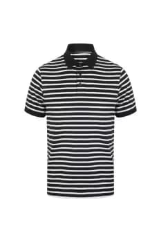 Striped Jersey Polo Shirt