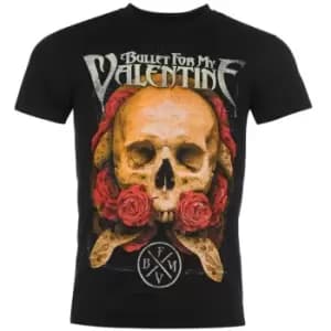 Official Bullet for My Valentine T Shirt - Black