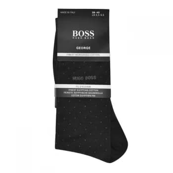 Hugo Boss Polka Dot Socks Charcoal