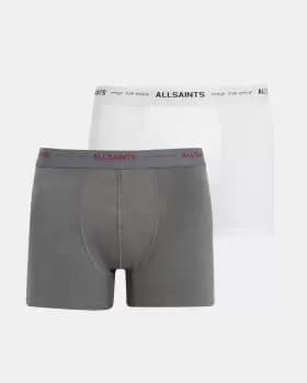 AllSaints Underground Logo Boxers 2 Pack